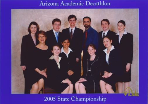 Mountain View Academic Dacathalon Team - 2005